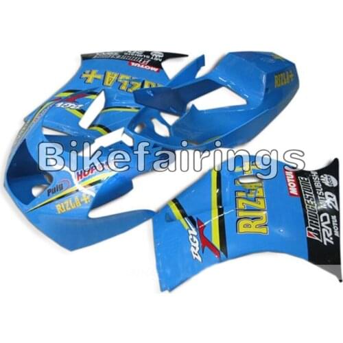 Blue and Black Lowers Plastic Fairing Kit Fit For Suzuki RGV250 VJ21 1988 1989 88 89 Motor Bike Covers Fairings New