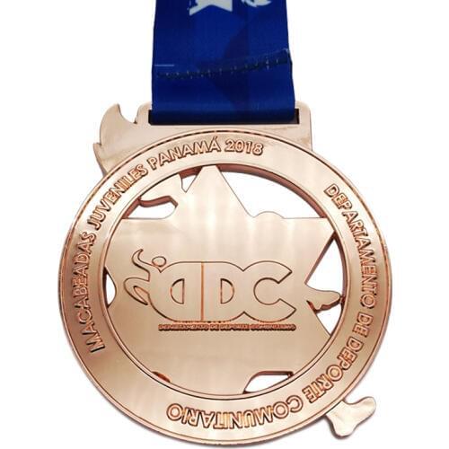 High Quality Metal medal 2018 Medals with Transfer Printed Ribbon k 200132