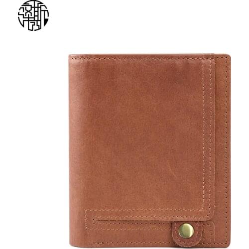 Zenos Mens RFID Blocking Vintage Genuine Leather Wallet Purse Male Card Holder Case ID Card Holder