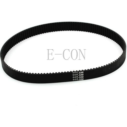 1pcs/5pcs 660-5M HTD Timing Belt 132 Teeth Cogged Rubber Geared Closed Loop 20mm Wide