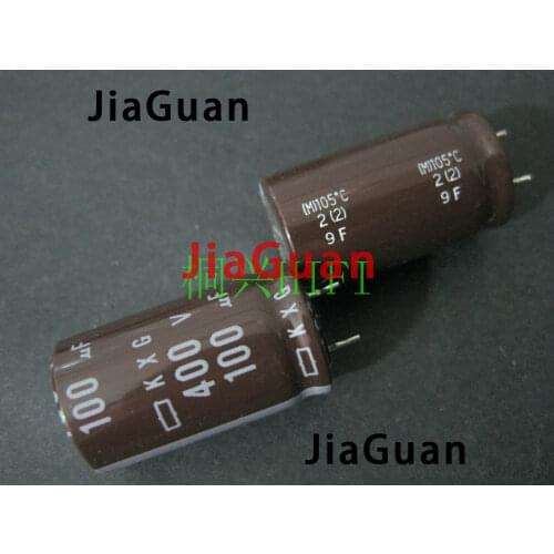 10pcs NEW NIPPON KXG 400V100UF 18x31.5MM NCC electrolytic Capacitor 100uf 400v CHEMI-CON 100uf/400v hot sale 400v 100uf