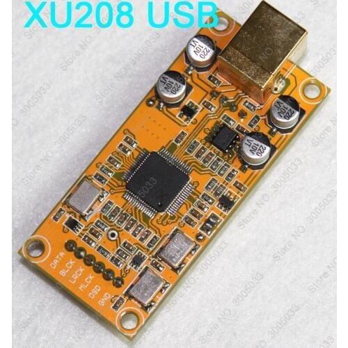 2018 XMOS XU208 USB Interface Module USB To I2S IIS Coaxial DSD Converter 384K XMOS XU208 USB Digital Interface Module For DAC