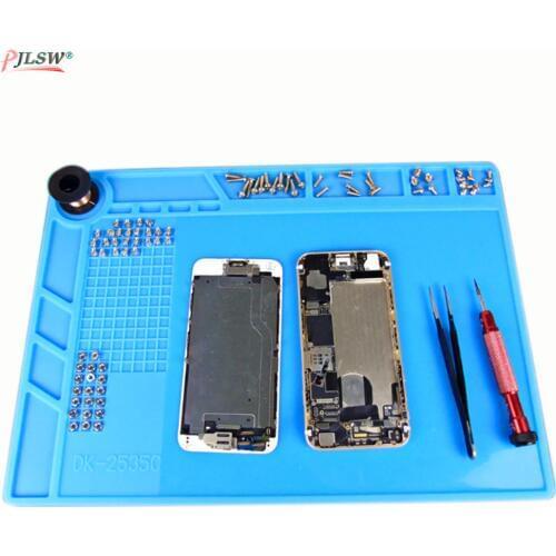4 styles Antistatic Mat Silicone Repair Mobile Phone Insulation Heating Computer Phone Maintenance Platform BGA Soldering Repair