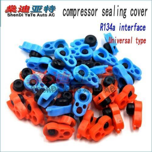 ShenDi YaTe Auto AC Automotive air conditioning compressor seal R134a interface cold air pump universal sealing cover (50 pairs)