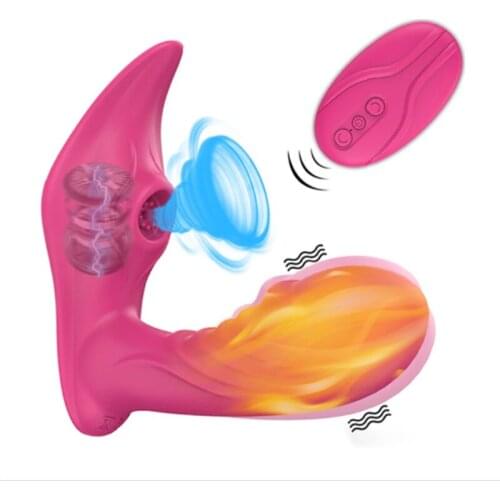 Wireless Remote Control Sucking Vibrator for Women G Spot Clit Sucker Clitoris Stimulator Dildo Sex Toys Shop for Adults Couples