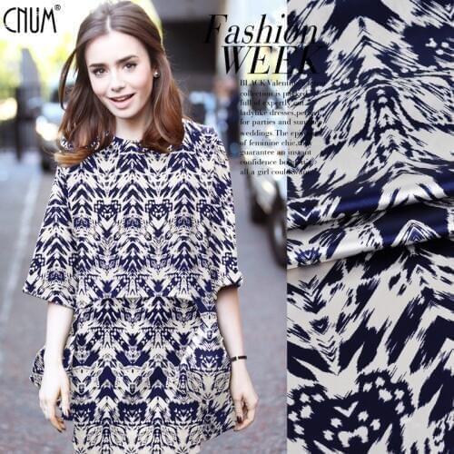 CNUM SP629 Pure Silk/ Tie-Dye Design/ Silk Fabric 93% Silk 7% Spandex Elastic/ Width1.20yd Thickness19mm