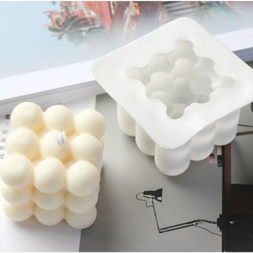 3D Irregular Silicone Candle Mould Aromatherapy Candle Mould DIY Handmade Candle Material Resin Mold Candle Making Supplies