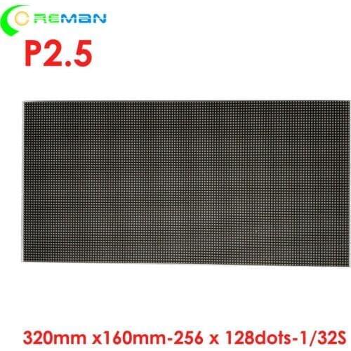Linsn Novastar control led video module p2.5 16x32cm hub75 32S , black smd led p2.5 led screen led wall panel p2.5 p2.3 p2.4