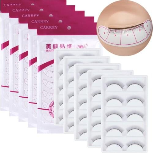 Training False Eyelashes Handmade Practice Eyelash Extension Under Eye Pads Grafting Eyelashes Set Lash Extensions Accessories