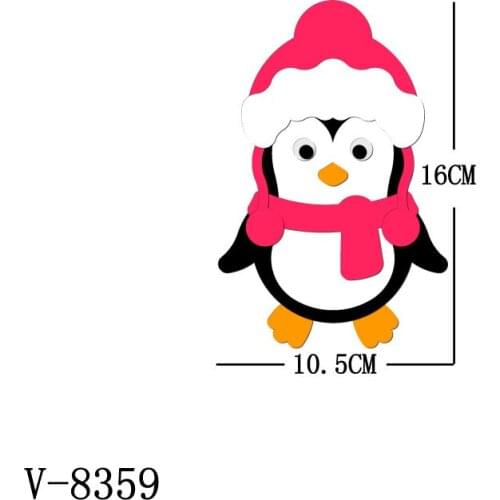 New penguin Wooden Dies Cutting Dies Scrapbooking /Multiple Sizes /V-8359