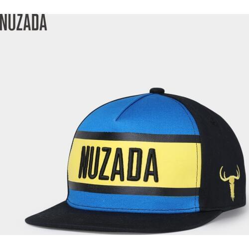 NUZADA Spring Summer Autumn Hip Hop Cap For Men Women Couple Bone Hat Silk Screen Printing High Quality Caps