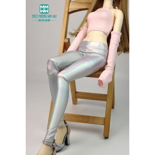 BJD Doll clothes 28-60CM 1/3 1/4 1/6 SD DD DDL YOSD MSD Toys Doll accessories Fashion tight leather pants