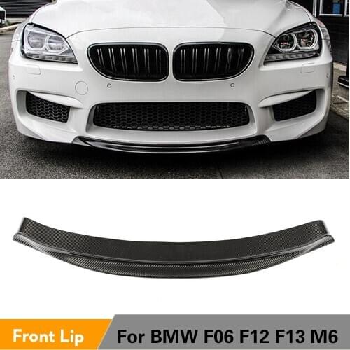 Front Bumper Lip Spoiler Splitters for 6 Series F12 F13 F06 M6 2013 - 2018 Carbon Fiber Front Bumper Lip Spoiler Splitters
