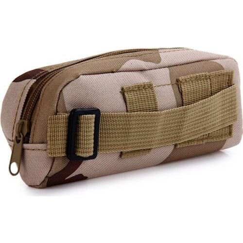 Portable Sunglasses Box Storage Protector Camouflage Tactical Molle Goggle Glasses Bag Case EDC Accessory Bag Outdoor Bags