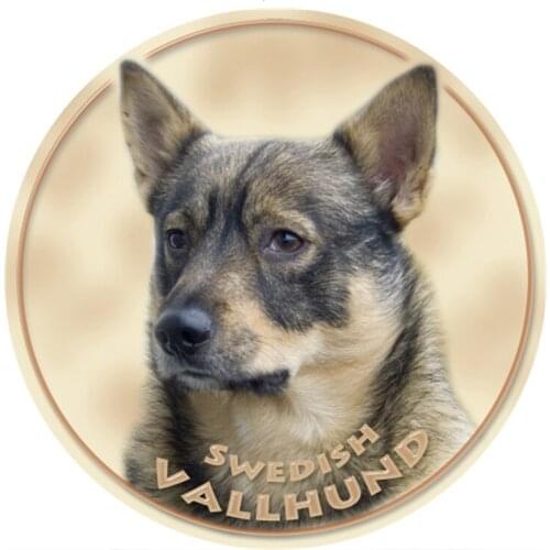 S40373# Various Sizes PVC Decal Swedish Vallhund Dog Animal Car Sticker For Bumper Rear Window Laptop Refrigerator Toilet