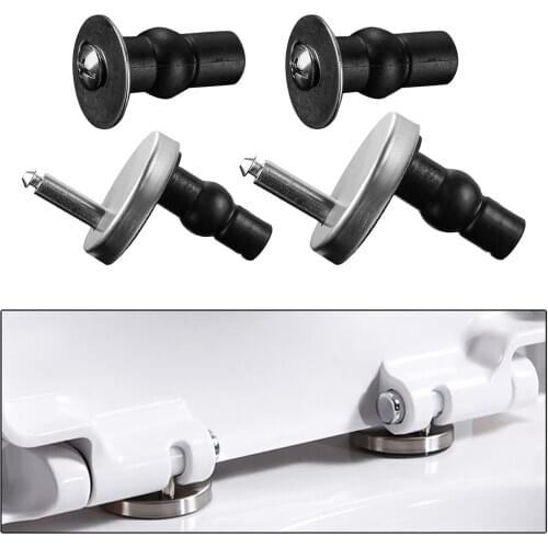 Replacement Toilet Seat Hinge Fitting Screw Anchoring Setscrew Pin for Most Standard toilet seats