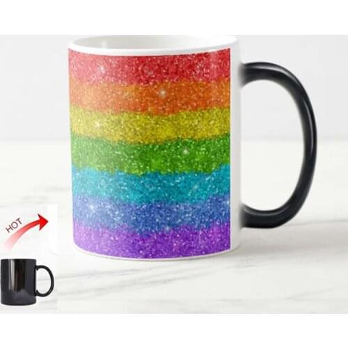 Funny Color Changing Rainbow Coffee Mug Tea Cup Birthday, Christmas, Mothers Day Present from Niece, Nephew, Family 11 Oz