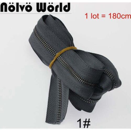 On sale by 1 lot,Metal teeth zipper zip,many colors choice from customize bulk order