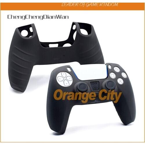 10pcs Handle Anti-Slip Silicone Gel Rubber Case Cover Dustproof Skin Protective Cover for S-ony PlayStation PS5 Controller Game