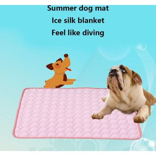 2020 Summer Dog Mat Cooling Pad Mat For Dogs Cat Blanket Sofa Breathable Pet Dog Bed Washable For Dogs Bed Car #A