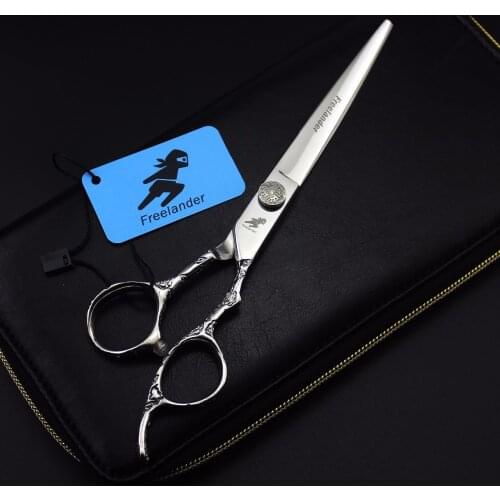 7inch 6CR Stainless Steel Freelander Cutting Straight Scissor Salon Barber Hairdressing Style Hair Shear Clipper