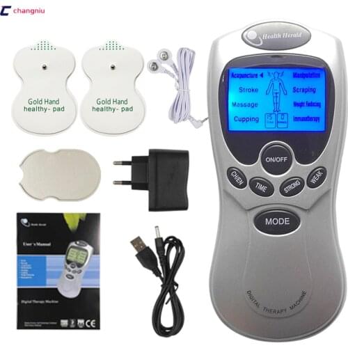 DHL Freeshipping 50pcs/lot Good quality Tens Acupuncture Digital Therapy Machine Massager without retail package