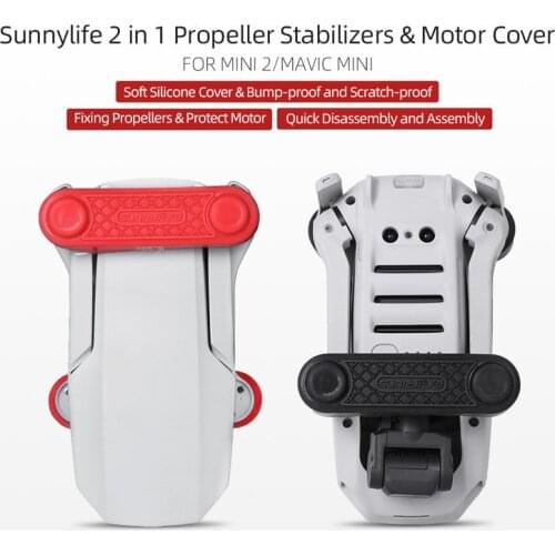For Mini 2 Silicone Propeller Stabilizers Holder Motor Cover Scratch-proof Protector for DJI Mini 2/Mavic Mini Drone Accessories
