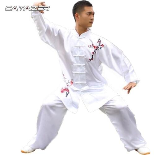 Martial Arts Suits Tai Chi Performance Clothes Long-sleeved Kung Fu Clothes Martial Arts Tai Chi Clothes Men and Women Can Wear