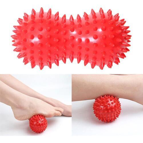 Yoga Massage Ball PVC Peanut Shape Muscle Relax Massage Yoga Fitness Portable Physiotherapy Ball
