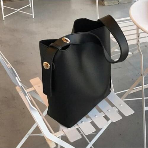Fashion Pu Leather Womens Handbags Large Capacity Designer Casual Ladies Tote Female Bucket New Women Shoulder Bag designer bag