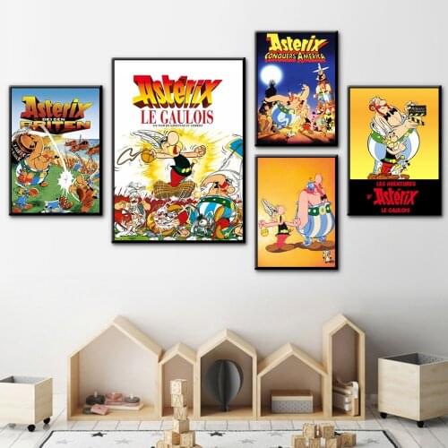 5D Diamond Painting Cross Stitch Kits Asterix France Classic Comic Picture of Rhinestone Mosaic Diamond Embroidery Home Decor
