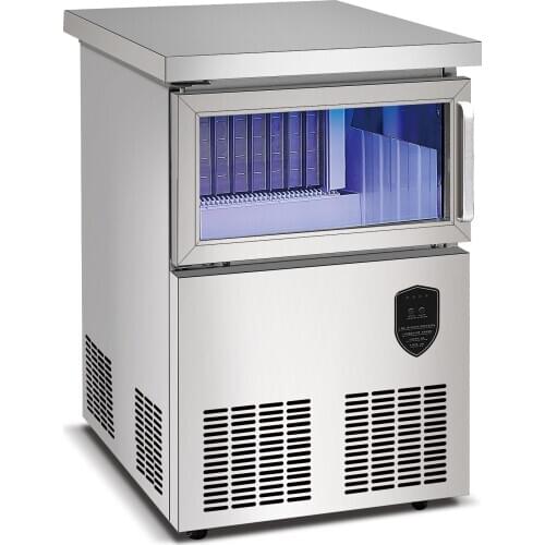 Table Crescent Ice Machines Makers Commercial Portable Ice Block Making Machine for Milk Tea Shop and Home