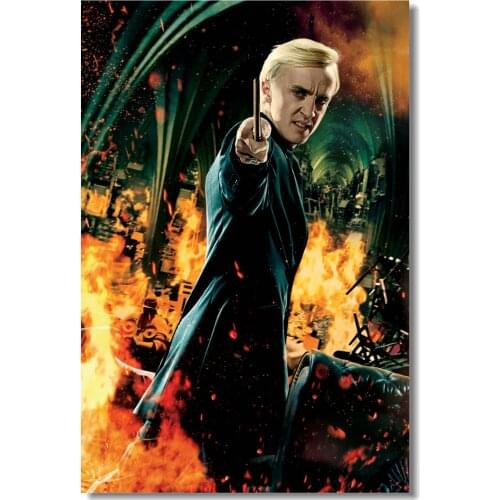 Draco Malfoy Poster Art Paintings for Bedroom Wall Decor Classical Harrys Stytle Posters and Prints Film Movie Picture