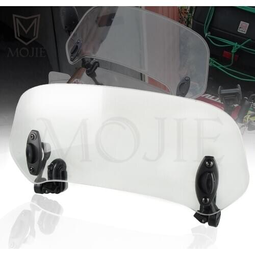 Motorcycle Windshield Extension Spoiler Windscreen Air Deflector For Suzuki GSF 250 650 1250 BANDIT Quadsport Z400 LTZ400 AN250