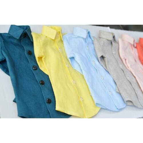 [wamami] 6 Color Linen Shirt For 1/3 SD 1/4MSD SD17 Female BJD Dolls Dollfie Outfits