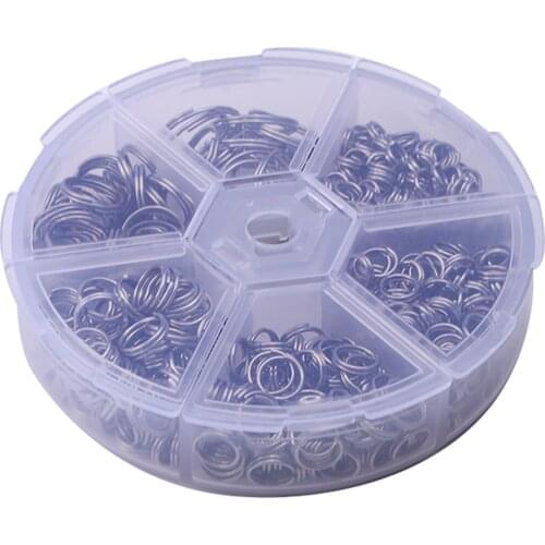 1 Box Split Rings Double Jump 5/6/7/8/10/14mm Jewelry Making Supplies