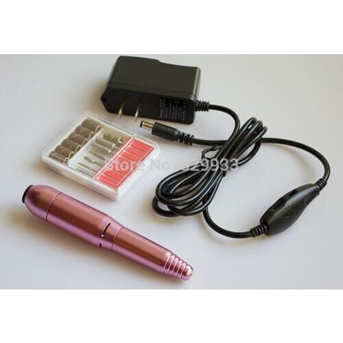 1 Set Pro New Nail Art Tips Toenail Manicure Sets Electric Drill File Tool Polisher