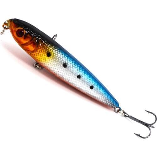 1Pcs 8cm 8.8g Fishing Sinking Lures Crankbait Minnow Hooks Baits Water vib lure fishing tackle fishing lure