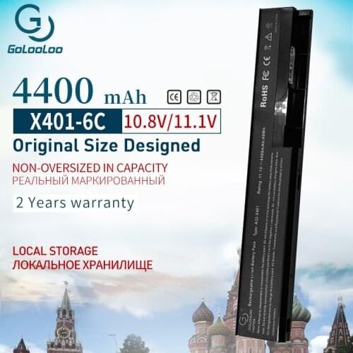 6CELLS A32-X401 New Laptop Battery For ASUS X301 X301A X401 X401A X501A A31-X401 A41-X401 A42-X401 F301A F301U F401A F401 F501U
