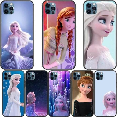 Elsa in Frozen Phone Cases For iphone 12 Pro Max case 11Pro Max 8PLUS 7PLUS 6S iphone XR X XS mini mobile cell funda