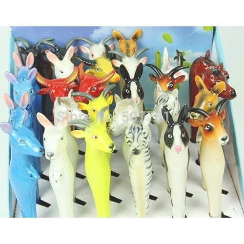 Free shipping New Animals wooden pen, 20 pcs / lot Random shipments Promotion