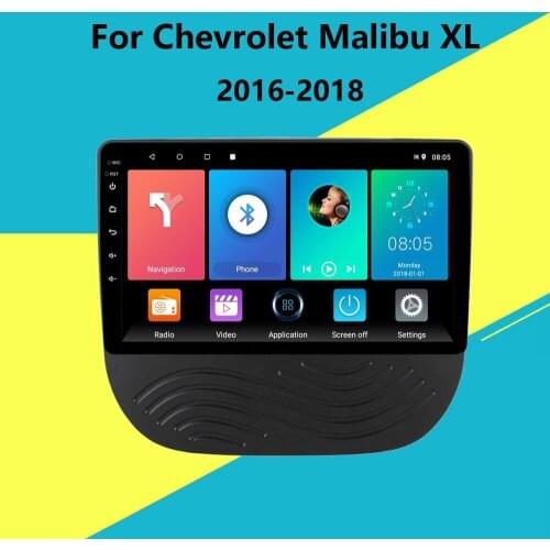 For Chevrolet Malibu XL 2016 2017 2018 2 din Car Radio Android 8.1 9 inch Touch screen GPS Navigation Multimedia Player