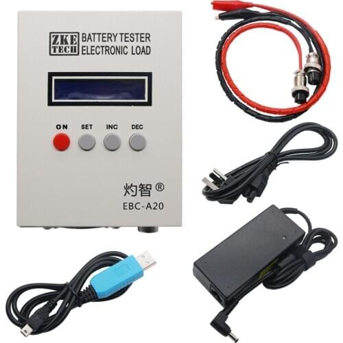 EBC-A20 5A Charge 20A Discharge Multifunction Current Battery Capacity Tester