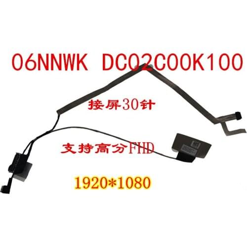 For Dell Precision 3540 P3540 P3541 P3542 Latitude 5500 L5500 5501 5511 LCD LED Display Ribbon Camera cable 06NNWK DC02C00K100