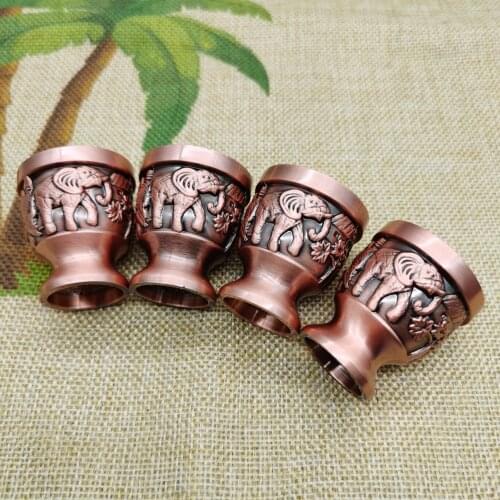 China Copper Collection Red Copper The Elephant Graphics Wineglass A Set OfMetal Crafts Home Decoration