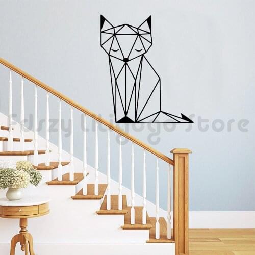 Beauty fox Wall Stickers Decorative Sticker Home Decor For Home Decor Living Room Bedroom Decoration Decal Stickers MuralF274