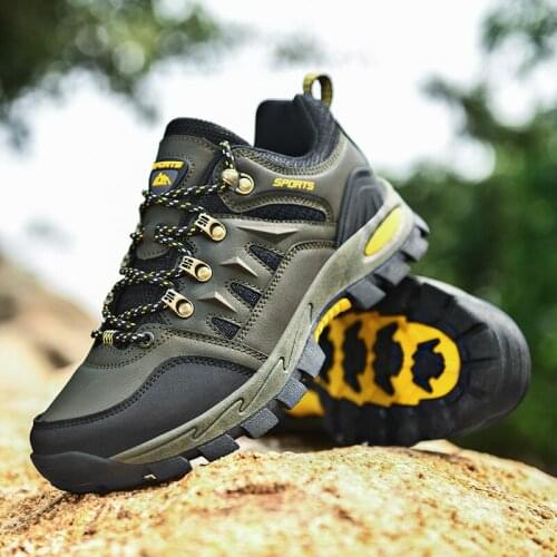Fashion Casual Couple Men Women Hiking Shoes Outdoor Wearable Sneakers Trail Trekking Mountain Climbing Sports Shoes