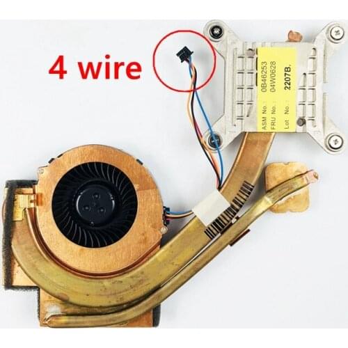 New Genuine Cooler Fan For Lenovo ThinkPad T420 T420I Laptop CPU Cooling Fan with Heatsink 04W0408 04W0628