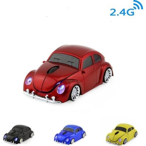 2.4GHz Wireless Mouse Mini Car Shaped Gaming Mause With USB Receiver Optical 1600 DPI Ergonomic Mice Portable For Computer PC