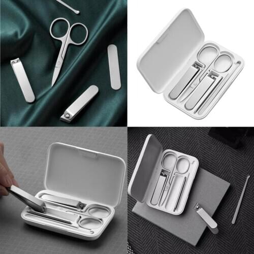 Men Women Manicure Pedicure Set Finger Toe Nail Clippers Scissors Grooming Kits